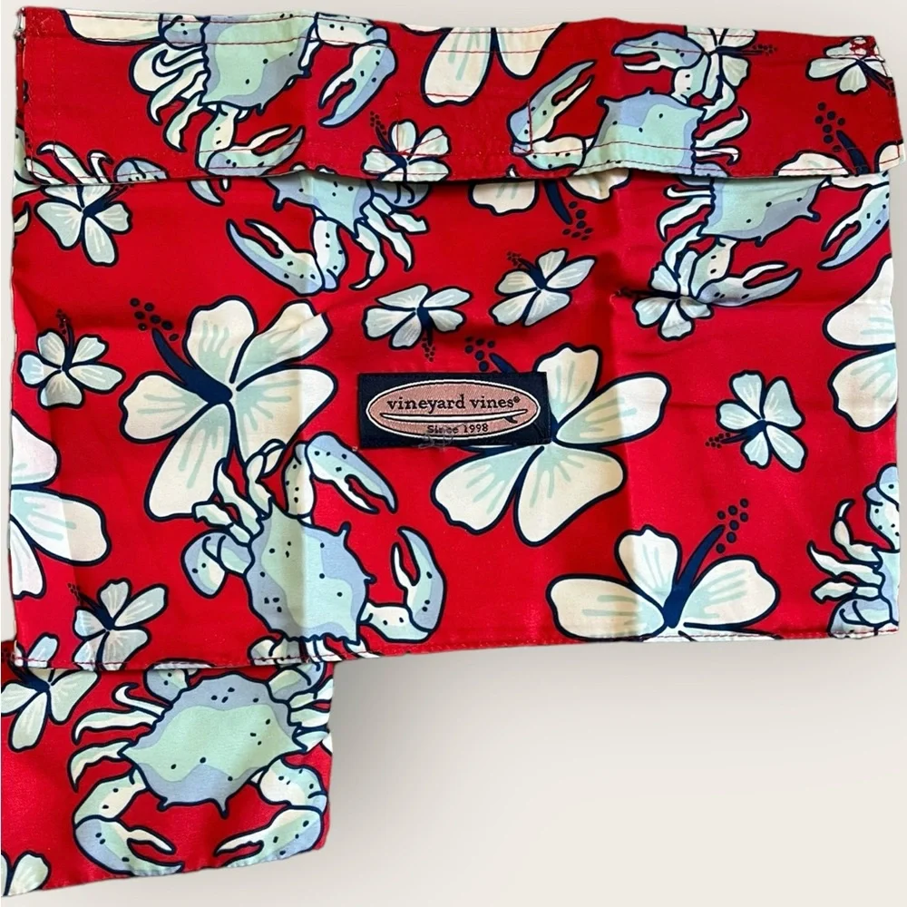 Vineyard Vines Swim Trunks Shorts Men's XL Crab Wt‎ Bag Bottom EXCELLENT ✅